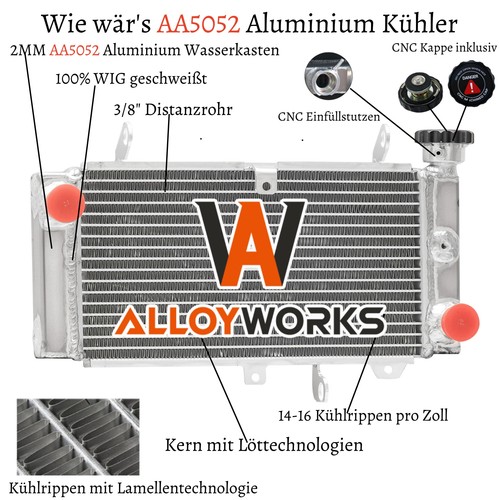 Aluminium kühler für suzuki - aluminium,