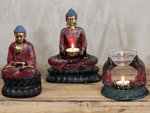 Antique buddha devotee - -,