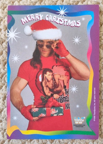 Wwf shawn michaels postkarte - wwf,