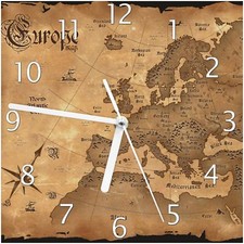 Wallario Wanduhr aus Glas Alte