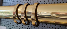 Gardinenringe 57mm / 66mm  Messing massiv glanz  für 50mm Gardinenstangen 