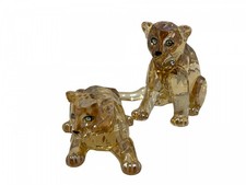  Swarovski Figur 5428542 Amur Leoparden Babys 4,8 cm. Top Zustand  