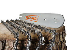 4x Sägekette + 1x Schwert 43cm 3/8" 1,5 64 | passend Dolmar PS‑6400 Makita 5200