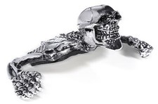 Totenkopf Skull Skelett für Scheinwerfer 4-5¾ Harley Suzuki Honda Yamaha Chopper