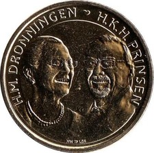 Daenemark 20 Kronen 2017 "Golden wedding Anniversary of the Royal Couple"