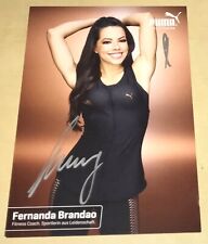 Fernanda Brandao Original signierte Autogrammkarte Model Autogramm TV Musik #20