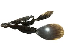 Salatbesteck aus Horn Besteck