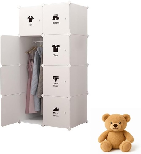 Weiß kleiderschrank aus 10 - weiß,