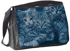 KATZE SIBIRISCHE Katzen - COLLEGETASCHE Handtasche Tasche Tragetasche B34 CAT 01