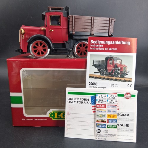 Lgb 20680 rail pick up - pick-up, red