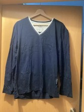 Langarmshirt / Van Laack / Lufthansa / Dunkelblau / Größe S / V Ausschnitt