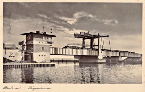 Stralsund rügendamm dampfzug - stralsund,