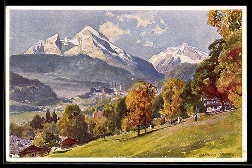 Künstler edward harrison - künstler-ak,