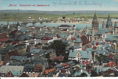 Mainz 1916 nach - mainz, 10.7.1916