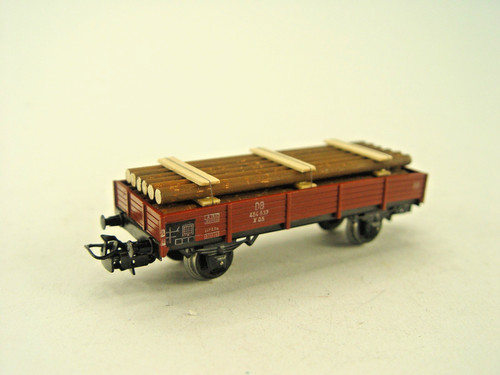 Niederbordwagen holzmast - db,