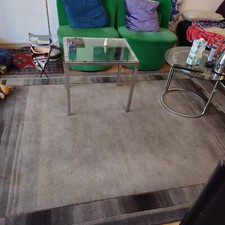 Teppich Wolle grau Loribaff 170x240