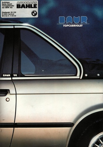 Prospekt tuning baur bmw - tuning,