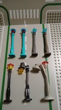 7 x Lego CITY Lampen      City  Erweiterung Set  Straßen bau