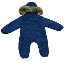 Baby Schneeanzug 80 Blau.  A4