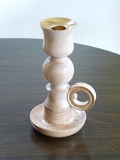 Holzleuchter; Kerzenständer