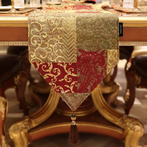 Tischläufer quasten jacquard - quasten,