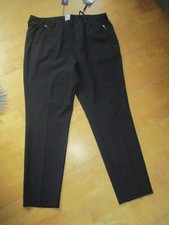Mia Moda Sehr schöne Hose Gr. 48 Fb. Schwarz Neu mit Etikett Rundumgummi Stretch
