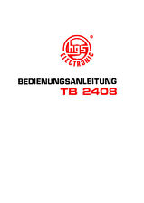 Bedienungsanleitung für HiFi-Stereo-Tonbandgerät HGS  TB 2408 (Unitra)