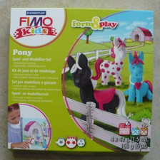 FIMO kids Modellier-Set form & play „Pony”, Modeliermasse, Staedtler – neuwertig