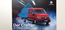 Schoon: VW Crafter 3-Seiten-Kipper (Prospekt-Heft); Jan.2018