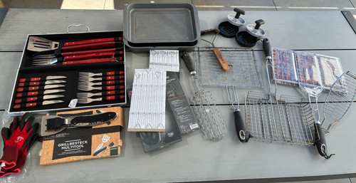 Großes grillzubehör set - set, im