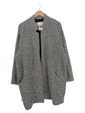 Tchibo Damen Strickjacke 3/4 Arm Mantel Grau Meliert Gr. (bitte angeben)