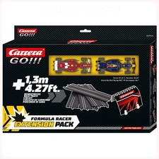 Carrera GO 71604 Ausbauset F1 Racer (4x Gerade 342mm / 2x Auto / Tunnel) 1:43