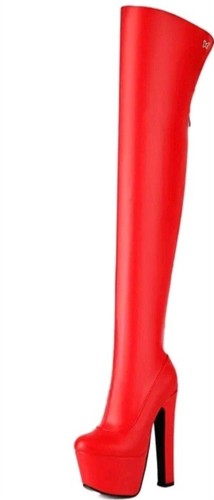 Overknee high heel stiefel - heel,