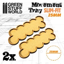 MDF Regimentsbases 25mm x 10