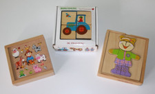 Puzzle Bilderwürfel Memory aus Holz Eichhorn, Die Spiegelburg, Delta Sport