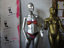 Sporett Bademoden Bikini Samt Lycra 38 pink TRUE VINTAGE 80s women's swimsuit 