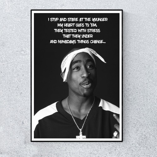 Tupac 2pac zitat hip hop - tupac,