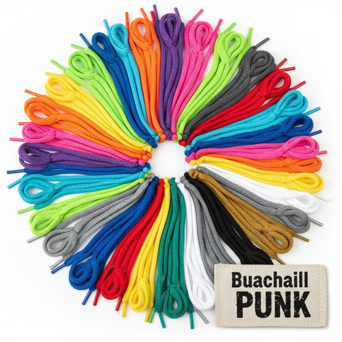 Runde chunky bootlaces 5mm - chunky,