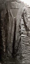 Schwarzes Langes Spitzen Kleid