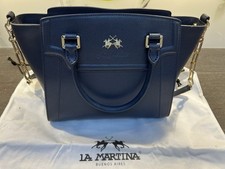 La Martina Portena Handtasche blau