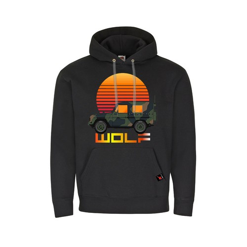 Hoodie bundeswehr wolf 250 - hoodie,