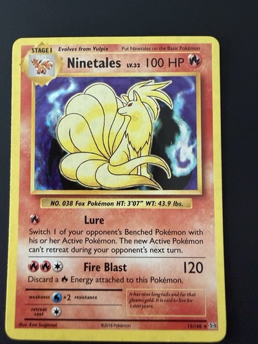 Ninetales holo 108 - ninetales, 15/108