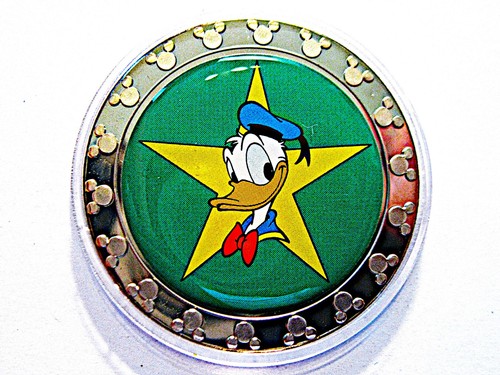 Farbmedaille micky und - ,
