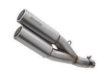 Shark-Auspuff Track Raw Slip On (4-1) Honda CB 1000 R 2018-2025 silber