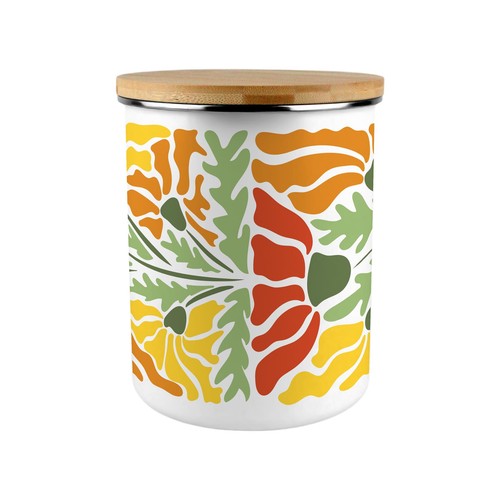 Retro blumen vorratsdose 2 - vorratsdose, 2,7