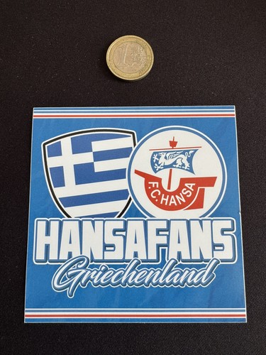 Hansa rostock aufkleber - rostock,