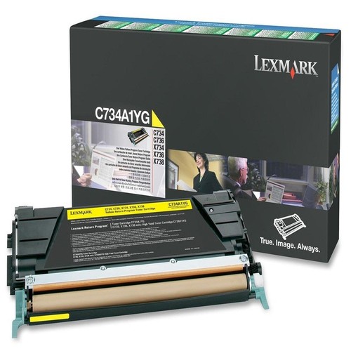 Lexmark c734a1yg originaltoner - c734a1yg,