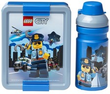 LEGO Trinkflasche + Brotdose