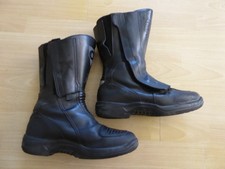 Leder-Motorradstiefel von