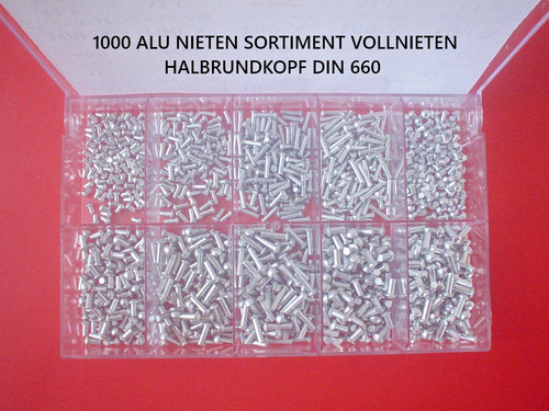 1000 alu nieten sortiment 0 - nieten,
